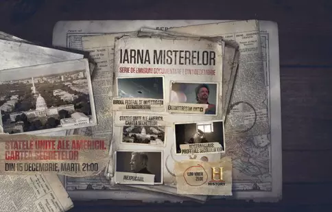 History transmite din 1 decembrie mai multe seriale documentare, reunite sub numele de „Iarna Misterelor”