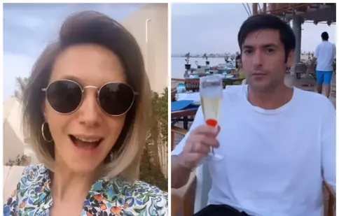 O nouă vacanță! Adela Popescu și Radu Vâlcan, sejur în Egipt alături de persoane dragi lor