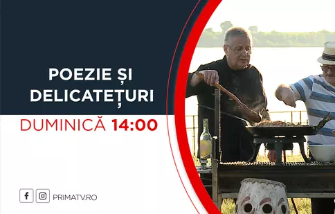 Cornel Palade, invitat la "Poezie și delicatețuri" cu Mircea Dinescu