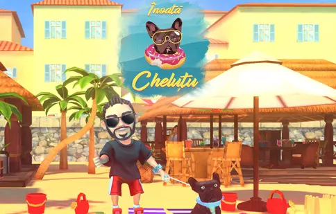 Cheluțu lovește din nou! Dorian Popa și câinele lui sunt protagoniștii unui joc video!