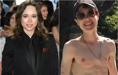 Elliot Page, primele imagini după operația de bust care i-a completat transformarea