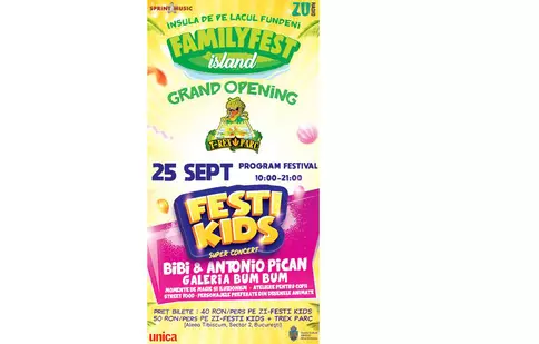 FestiKids - FamilyFest Island, sâmbătă 25 septembrie 2021