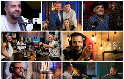 7 vedete românești cu podcast pe YouTube