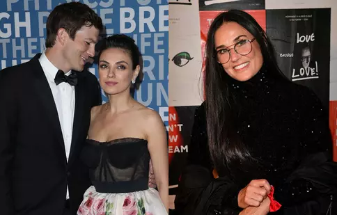 Demi Moore și Mila Kunis, fosta și actuala soție a lui Ashton Kutcher, apar împreună într-o reclamă. „Avem multe lucruri în comun”