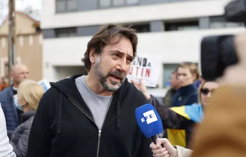 Javier Bardem, împotriva invaziei Rusiei în Ucraina. Actorul a protestat la Madrid