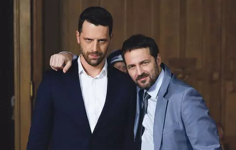 Reuniune între „rivalii” din serialul „Vlad”. Adrian Nartea și Andrei Aradits au filmat împreună