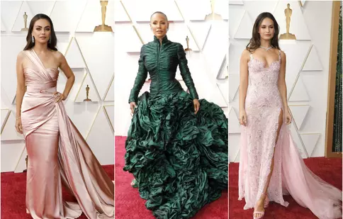 Oscar 2022, cele mai spectaculoase ținute de pe covorul roșu. Cine a purtat cele mai comentate outfit-uri