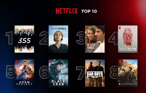 Top 10 filme și seriale Netflix în România, săptămâna 28 martie - 3 aprilie 2022