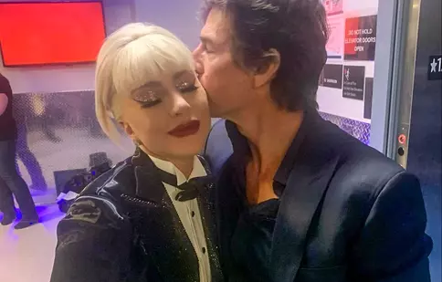Moment de tandrețe între Lady Gaga și Tom Cruise. „Te iubesc...”, i-a transmis artista
