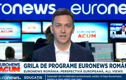 Euronews România și-a început emisia. Unde poate fi urmărit noul post TV