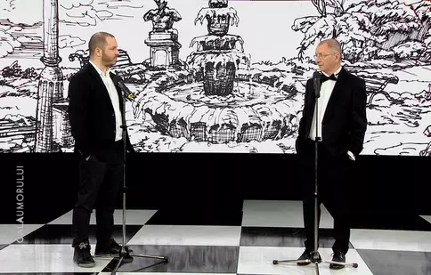 Horaţiu Mălăele şi fiul său, Bogdan, la „Gala Umorului” (TVR 2)