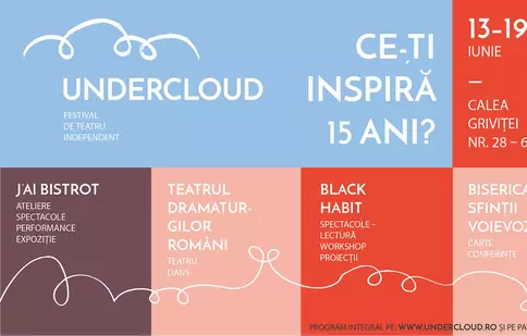 Începe UNDERCLOUD 2022, festivalul de teatru “independent de orice”. Ce nu trebuie să ratezi
