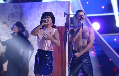 Te cunosc de undeva! 2022, sezonul 18. Cu o transformare uluitoare, Emilian şi Wrs au câștigat prima gală a show-ului