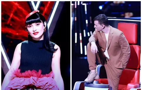 „Vocea României”, 7 octombrie 2022. Irina Rimes și Denis Roabeș se bat pe un concurent. „Mi-a fost greu să lupt cu mâinile legate”