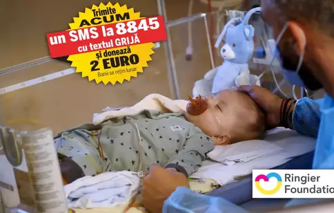 „Grijă pentru nou-născuți”, campanie umanitară a Fundației Ringier pentru achiziționarea unui sistem de livrare a oxidului nitric. Karina, salvată din ghearele morții după 6 luni de luptă