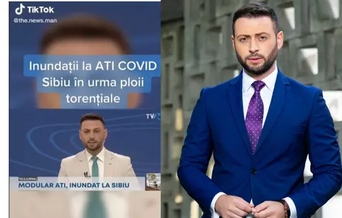 Radu Andrei Tudor cucerește Tik-Tok-ul. Cum a ajuns prezentatorul TVR 1 să fie The News Man. EXCLUSIV