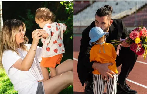 Cum se „antrenează” Gina Pistol și Smiley cu micuța Josephine. „E cel mai bun exerciţiu de cardio”. EXCLUSIV