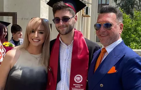 Fiul lui Christian Sabbagh a absolvit Facultatea de Drept: „Așa arată doi părinți fericiți”