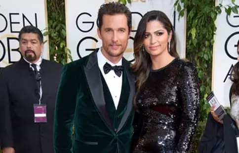 Matthew McConaughey i-a mulţumit soţiei pentru Globul său de Aur