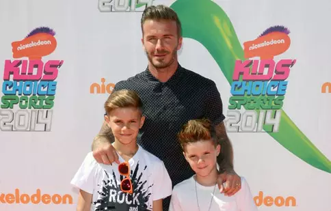 David Beckham este un tată strict