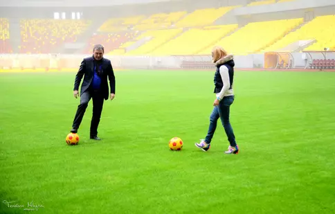 FOTO| Andreea Esca, interviu exclusiv cu Gheorghe Hagi de ziua lui