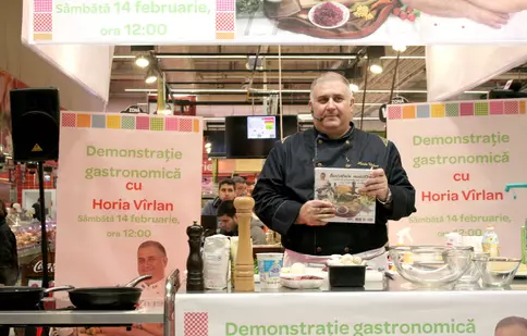 Horia Vîrlan şi-a relansat cartea de bucate