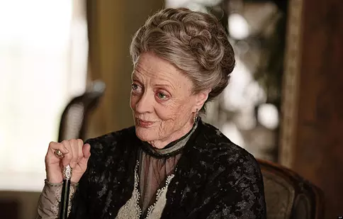 Maggie Smith nu s-a uitat niciodată la „Downton Abbey”
