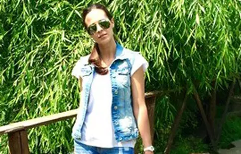 La nici doi ani, Renata, fiica Liviei Graur, este pasionată de modă