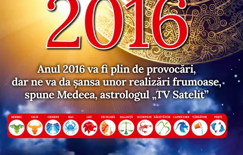 Revista "TV Satelit” vă aduce gratuit suplimentul Horoscop 2016