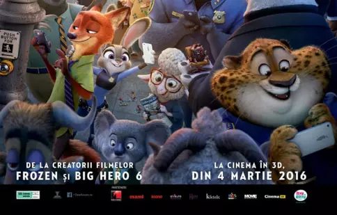 Animația „Zootropolis” intră vineri pe marile ecrane