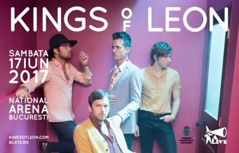 Trupa Kings Of Leon cântă pentru prima oară în România