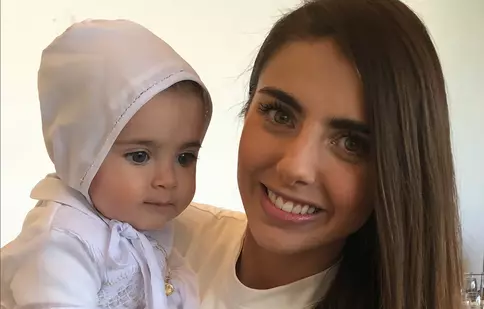 FOTO. Actrița Michelle Renaud din „Pasiune și putere” și-a botezat fiul