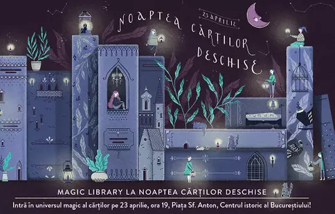 Magic Library la Noaptea Cărților Deschise!