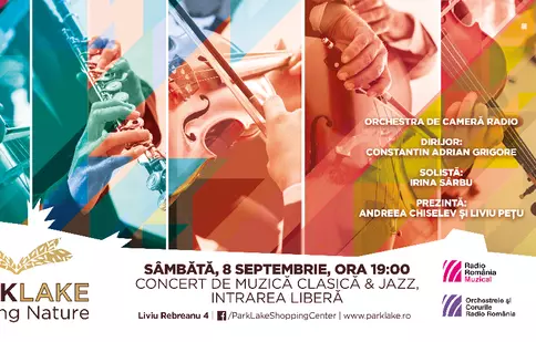 Trăiește simfonia culorilor de toamnă în Grădina ParkLake – concert al Orchestrei de Cameră Radio
