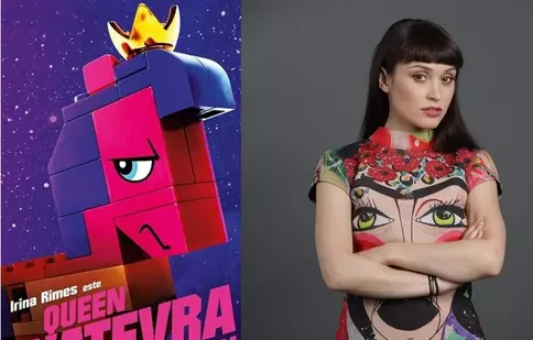 Irina Rimes este regină pe marile ecrane, numai în ,,Marea Aventura Lego 2”