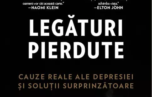 Despre depresie, în cartea „Legături pierdute. Cauze reale ale depresiei și soluții surprinzătoare”