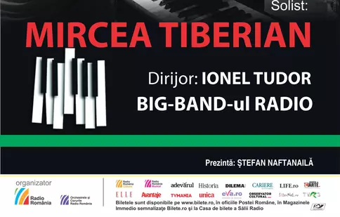 Seară de jazz cu big band-ul radio și Mircea Tiberian