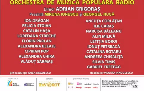 „DRAGOBETELE SĂRUTĂ FETELE” – concert folcloric la Sala Radio!