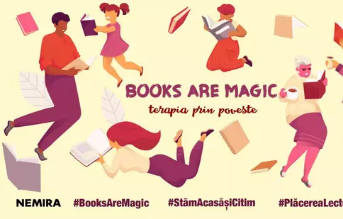 Campanie nouă de la Editura Nemira: „Books are magic – Terapia prin poveste”