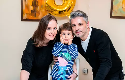 GALERIE FOTO. Andrei, fiul Ioanei Mariei Moldovan, împlinește azi 3 ani