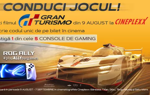 Cineplexx te transformă din spectator în gamer cu filmul Gran Turismo