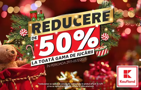 Surprize de Moș Nicolae: Jucării la jumătate de preț în magazinele Kaufland
