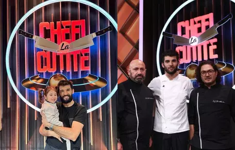 Noi imagini de pe platoul de filmare al emisiunii „Chefi la cuțite”. Chef Abou Zaki a avut parte de o surpriză de proporții