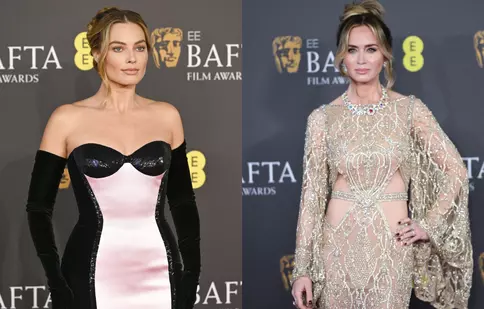 Margot Robbie a strălucit pe covorul roșu de la BAFTA. Ce ținută a purtat singura româncă prezentă la eveniment