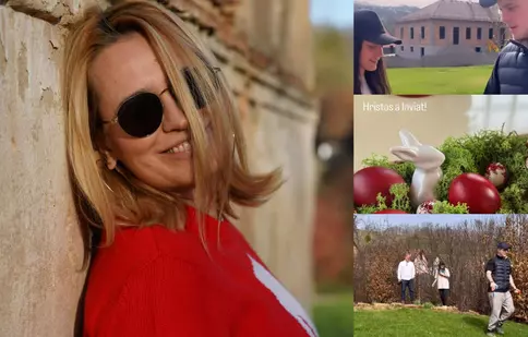 Cum au sărbătorit Andreea Esca și familia ei Paștele Catolic. Prezentatoarea Știrilor Pro TV le-a pregătit o surpriză copiilor