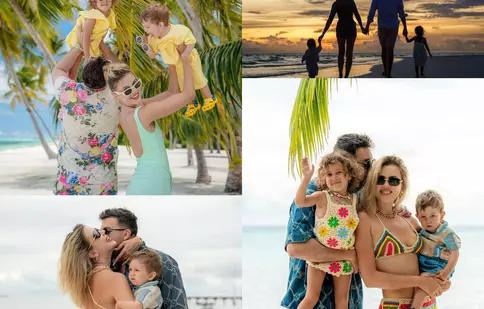 Emily Burghelea, imagini superbe cu soțul ei și copiii lor din vacanța în Maldive. „Să ne iubim până la apusul nostru”