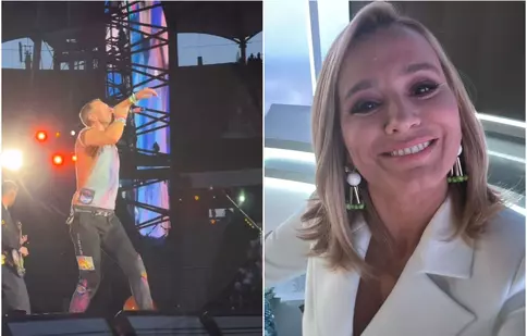 Andreea Esca, reacție inedită după concertul Coldplay de pe Arena Națională. Ce a spus prezentatoarea despre Chris Martin