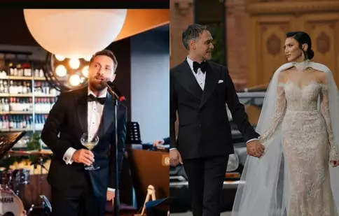 Dani Oțil, moment emoționant la nunta colegului și prietenului Răzvan Simion. Ce discurs a ținut prezentatorul
