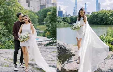 Ramona Păun și Cosmin Mihăiță s-au căsătorit la New York, după 10 ani de relație. Ce surpriză spectaculoasă a primit prezentatoarea