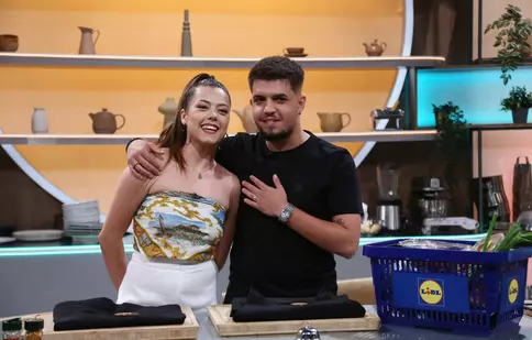 Babasha, față în fața cu cei patru jurați de la „Chefi la cuțite”. Artistul a gătit alături de sora sa